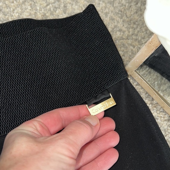 Calvin Klein Black Power Stretch Pants/Leggings XS - Picture 3 of 6